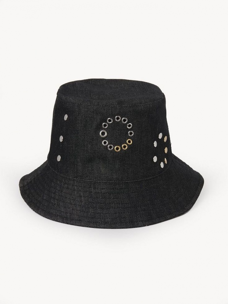 Chloe Eyelet Hatut Mustat | CHE-SR14499