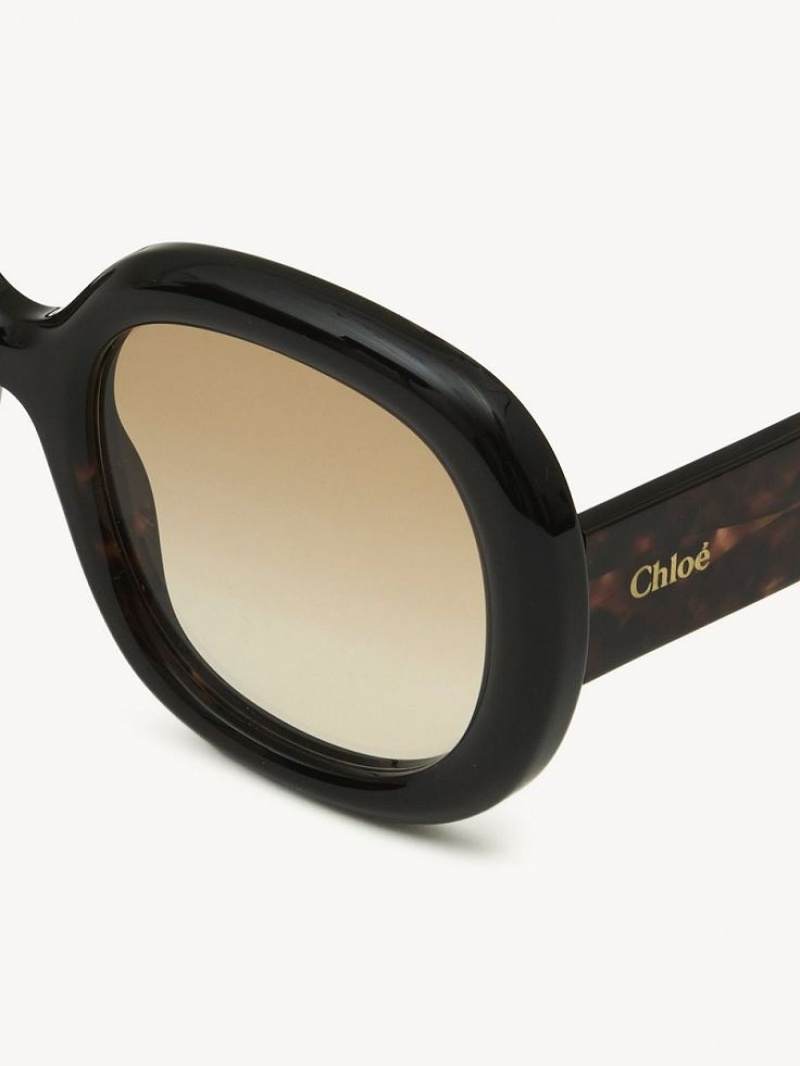 Chloe Gayia Aurinkolasit Mustat | CHE-SR14574