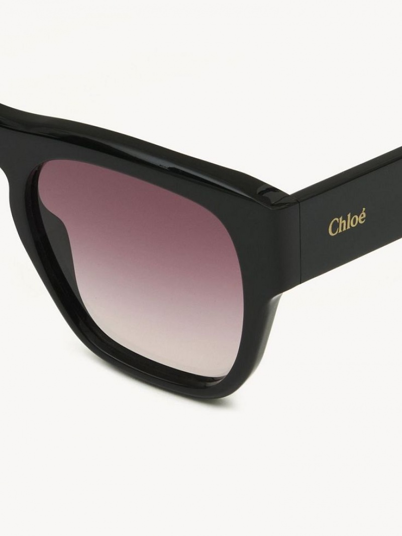 Chloe Gayia Aurinkolasit Mustat | CHE-SR14579