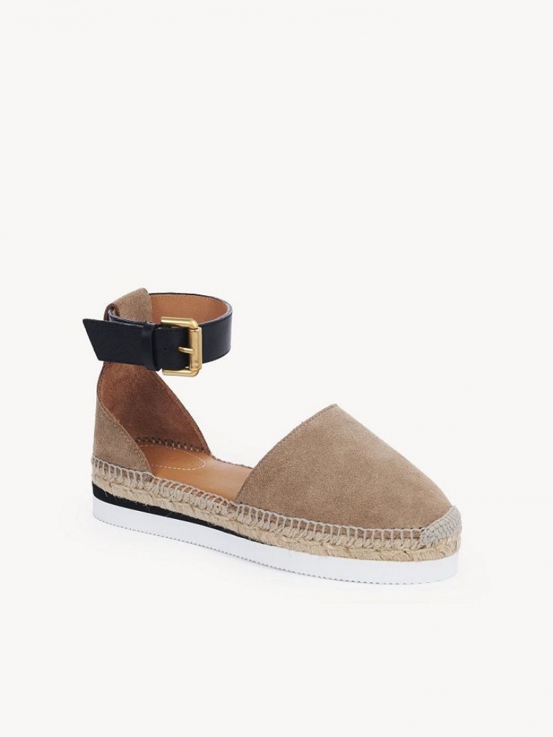 Chloe Glyn Espadrille Sandaalit Khaki | CHE-SR14803