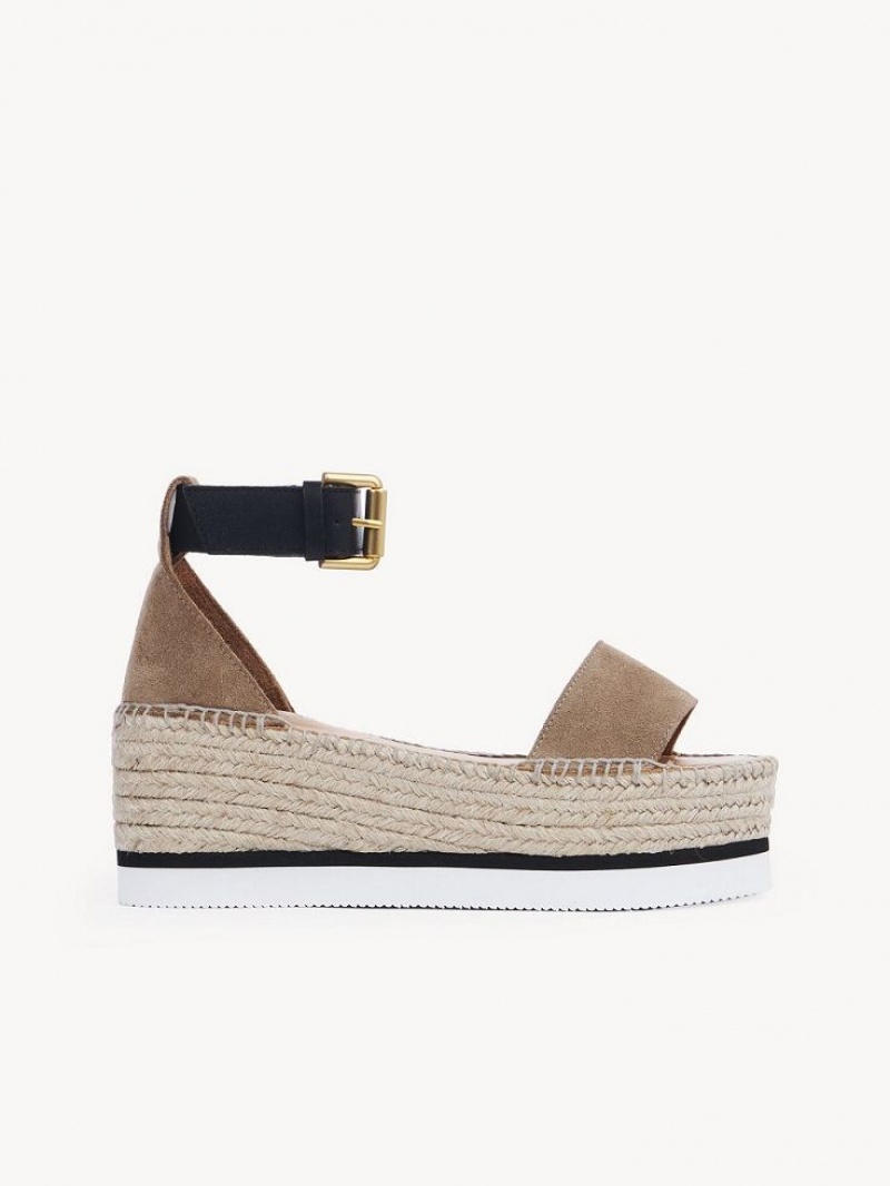 Chloe Glyn Espadrille Sandaalit Khaki | CHE-SR14814