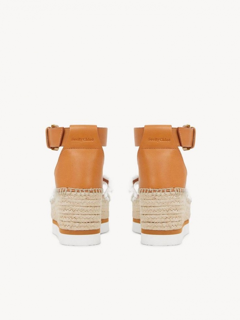 Chloe Glyn Platform Sandaalit Valkoinen | CHE-SR14826