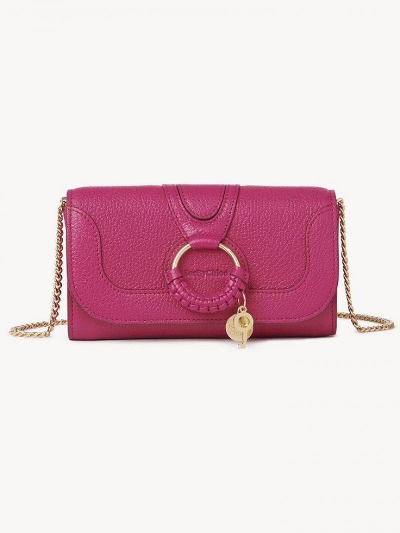 Chloe Hana Chain Suuri lompakko Pinkki | CHE-SR14912