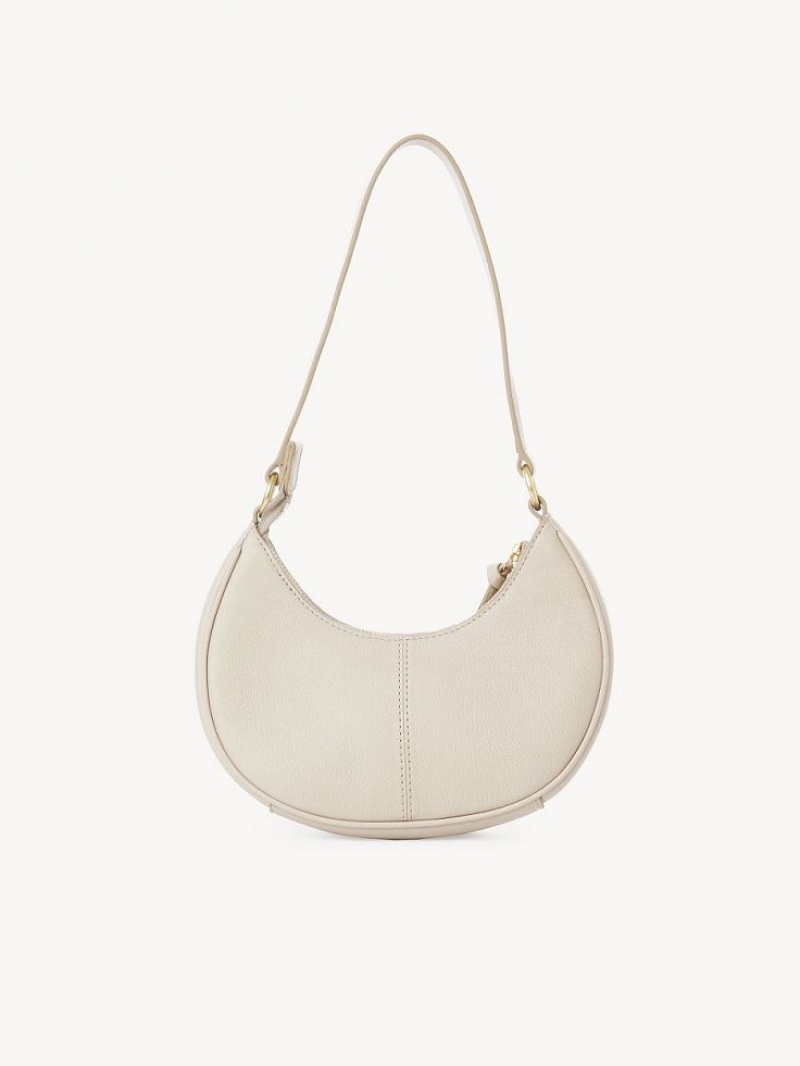 Chloe Hana Half Moon Mini Laukut Beige | CHE-SR14765