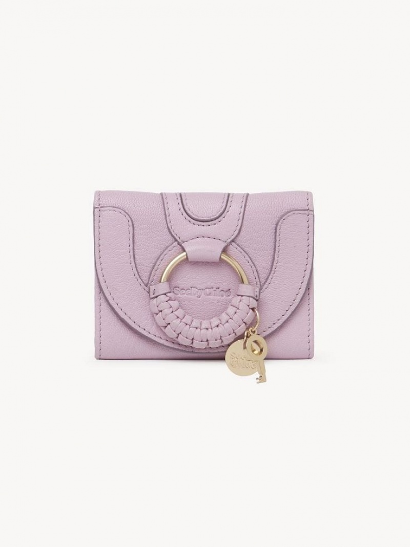 Chloe Hana Tri-fold Pieni lompakko Laventeli Valkoinen | CHE-SR14908