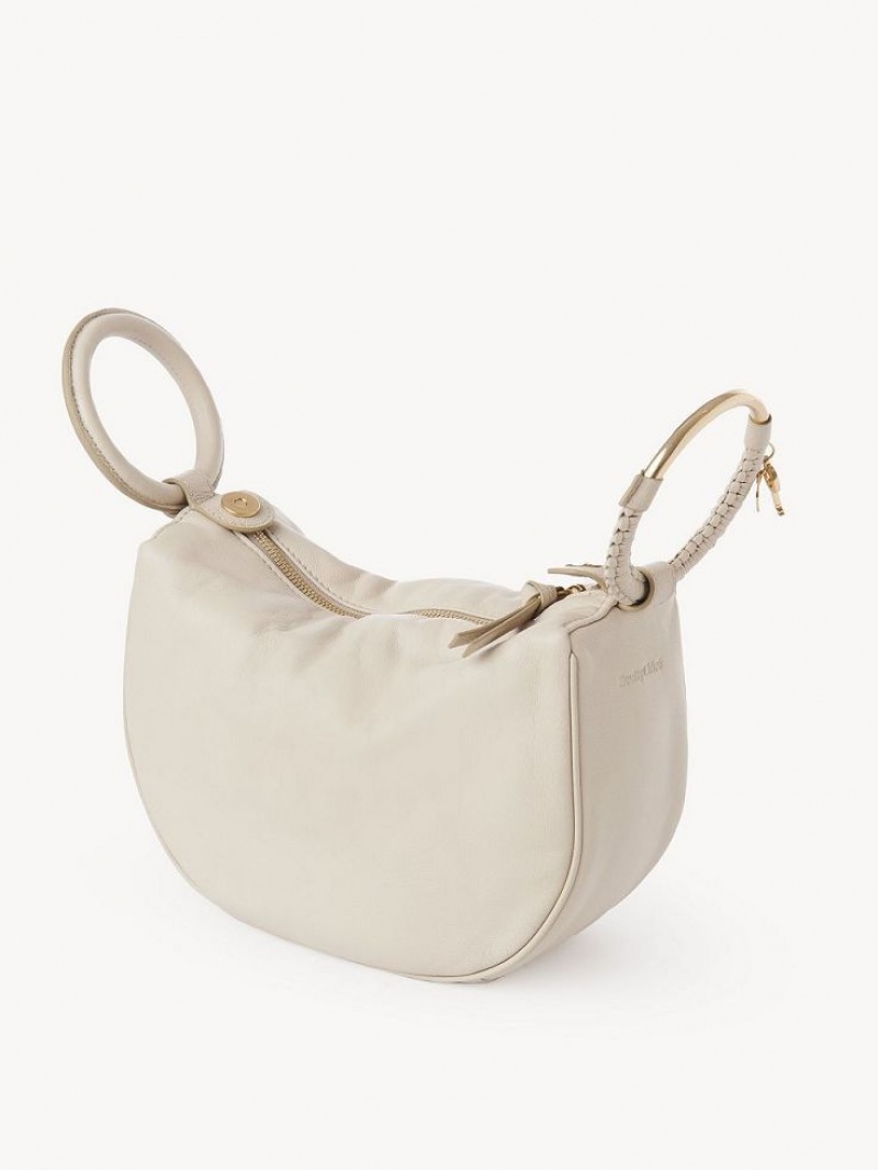 Chloe Hana Wristlet Crossbody Laukut Beige | CHE-SR14720