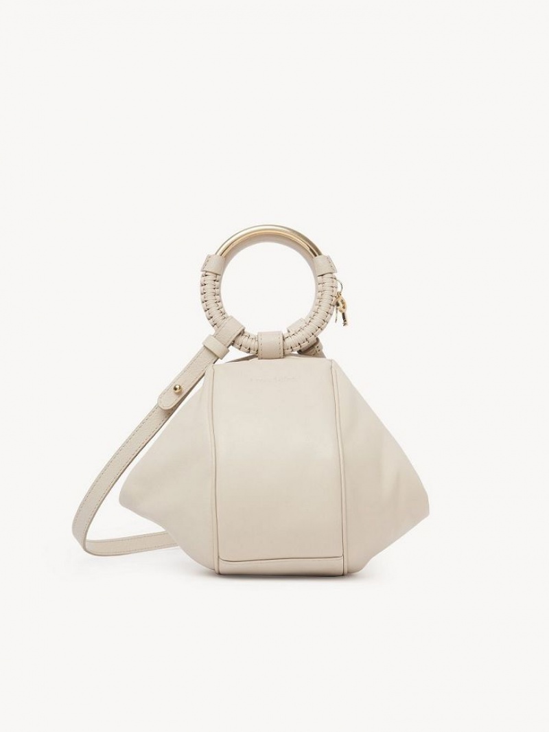 Chloe Hana Wristlet Crossbody Laukut Beige | CHE-SR14720