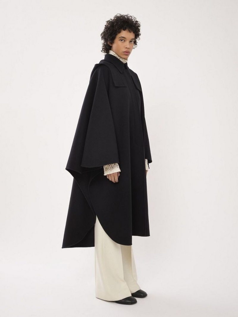 Chloe Hupullinen Cape Takit Mustat | CHE-SR13820