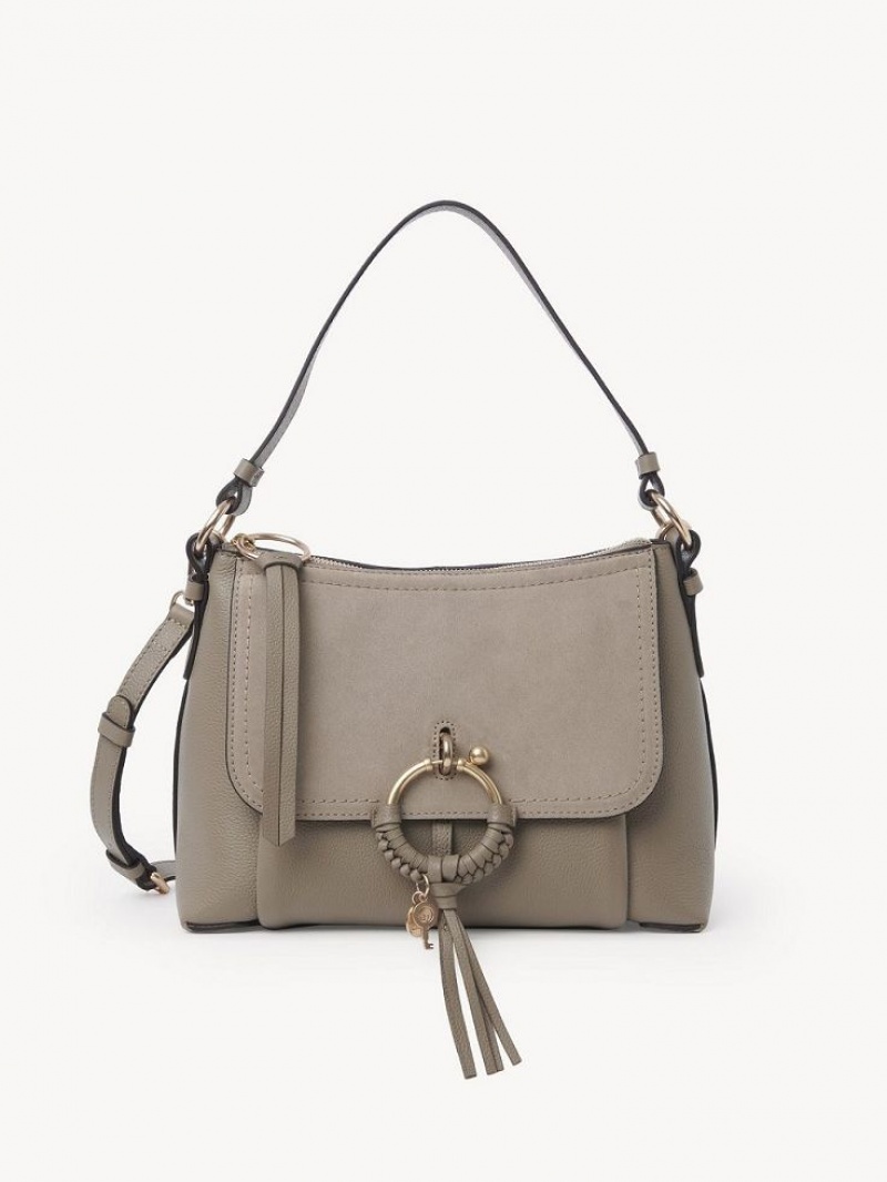 Chloe Joan Small Olkalaukku Harmaat | CHE-SR14678