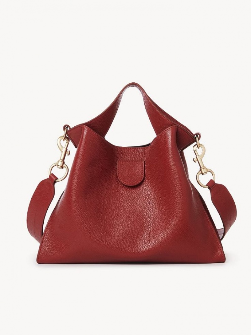 Chloe Joan Small Top Handle Olkalaukku Punainen | CHE-SR14601