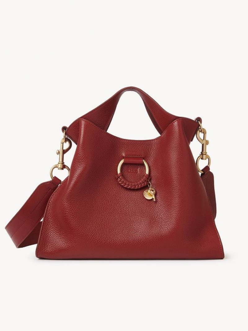 Chloe Joan Small Top Handle Olkalaukku Punainen | CHE-SR14601