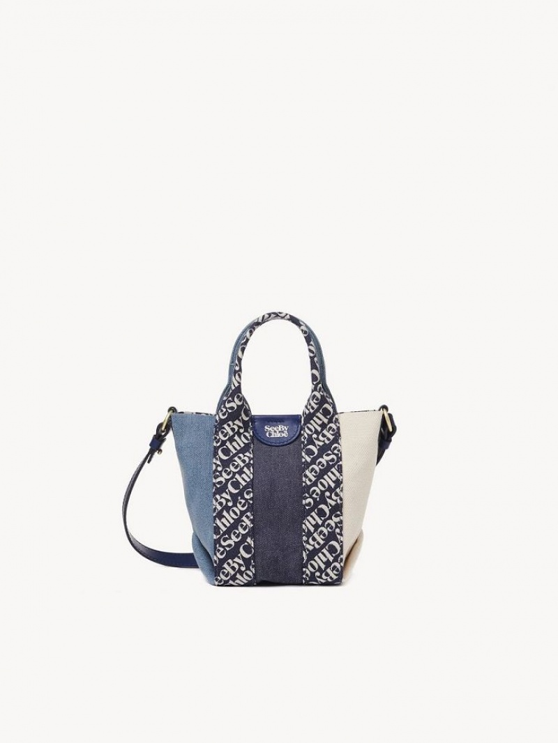 Chloe Laetizia Tote Mini Laukut Kuninkaallinen Sininen Laivastonsininen | CHE-SR14766