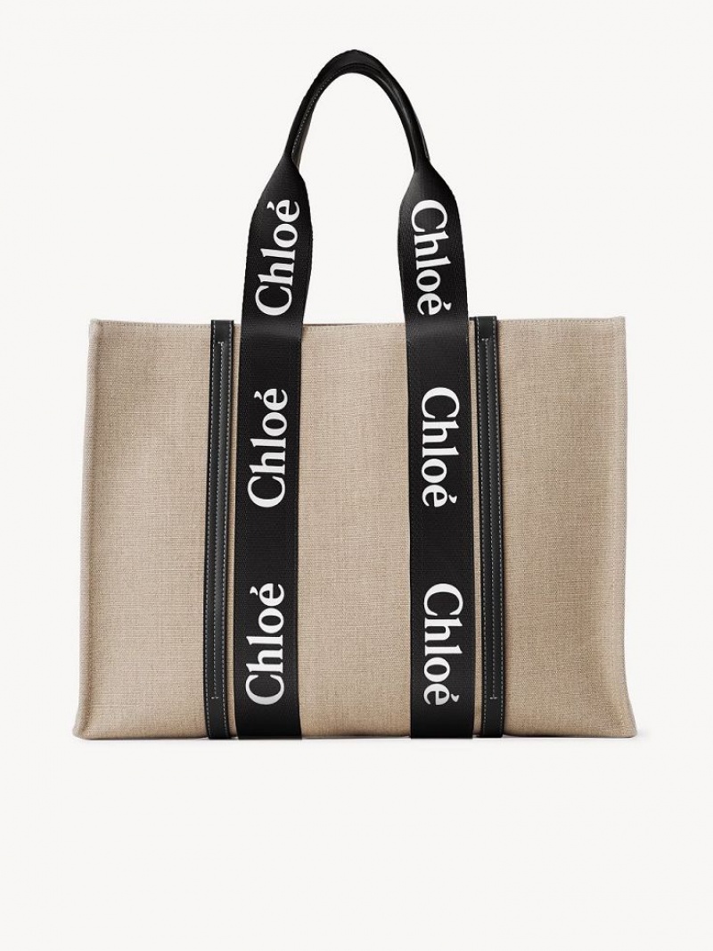 Chloe Large Woody Kangaskassit Mustat Sininen | CHE-SR13304