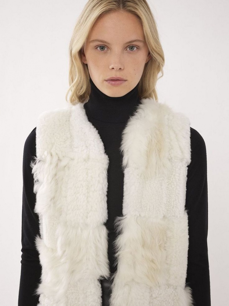 Chloe Long Gilet Takit Valkoinen | CHE-SR13825