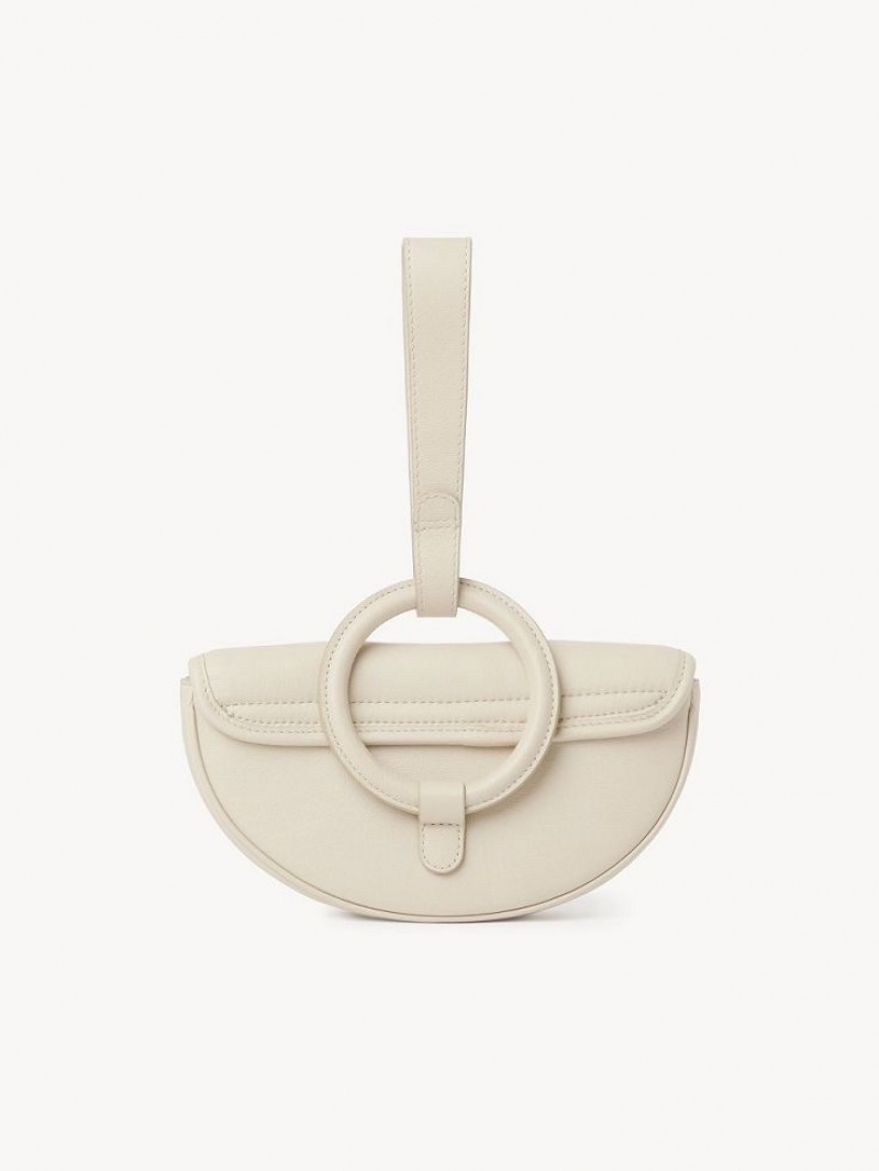 Chloe Mara Half Moon Mini Laukut Beige | CHE-SR14755