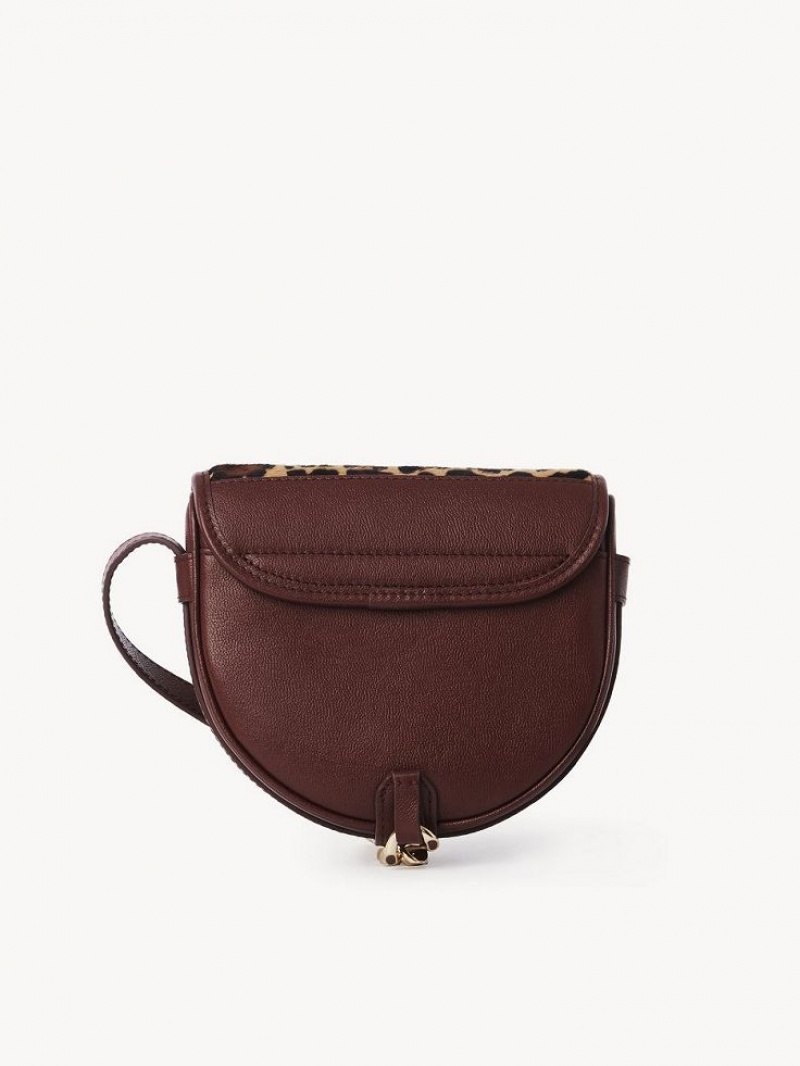 Chloe Mara Small Saddle Olkalaukku Kupari Ruskea | CHE-SR14603