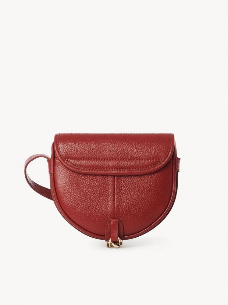 Chloe Mara Small Saddle Olkalaukku Punainen | CHE-SR14602