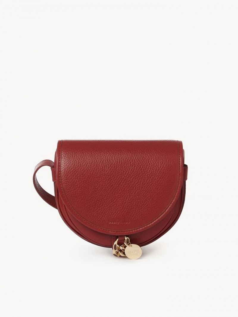 Chloe Mara Small Saddle Olkalaukku Punainen | CHE-SR14602