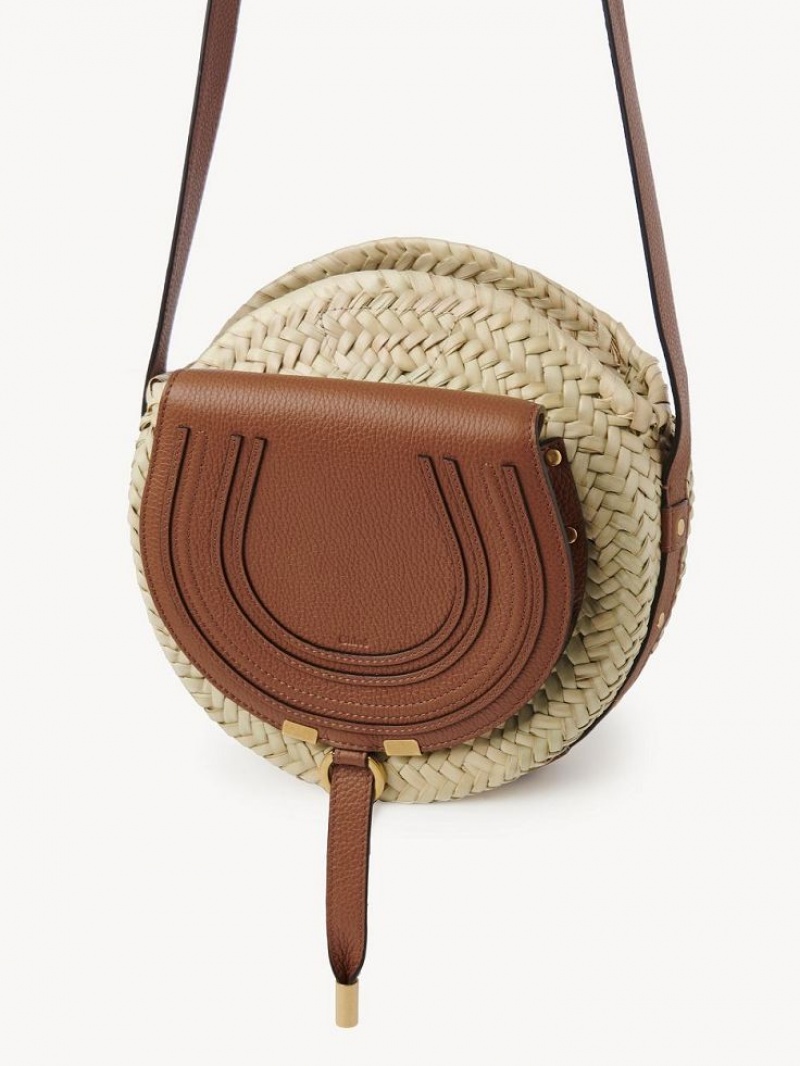 Chloe Marcie Basket Crossbody Laukut Ruskea | CHE-SR13478