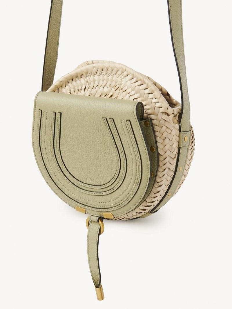 Chloe Marcie Basket Crossbody Laukut Vihreä | CHE-SR13486