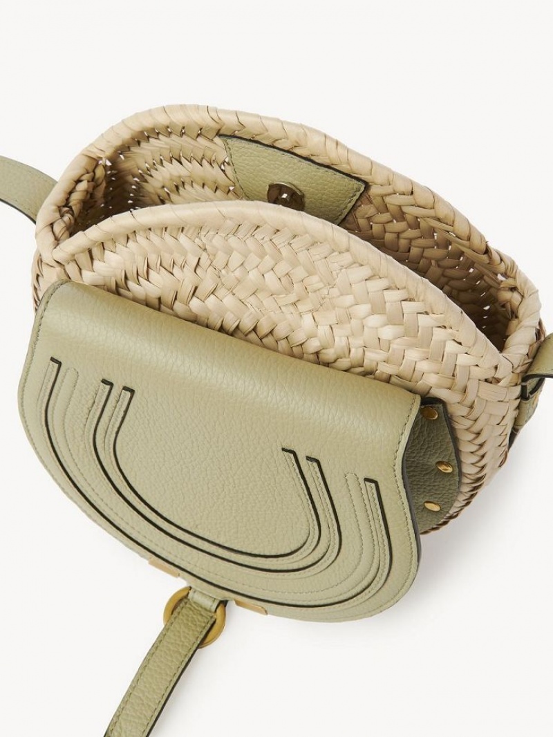 Chloe Marcie Basket Crossbody Laukut Vihreä | CHE-SR13486