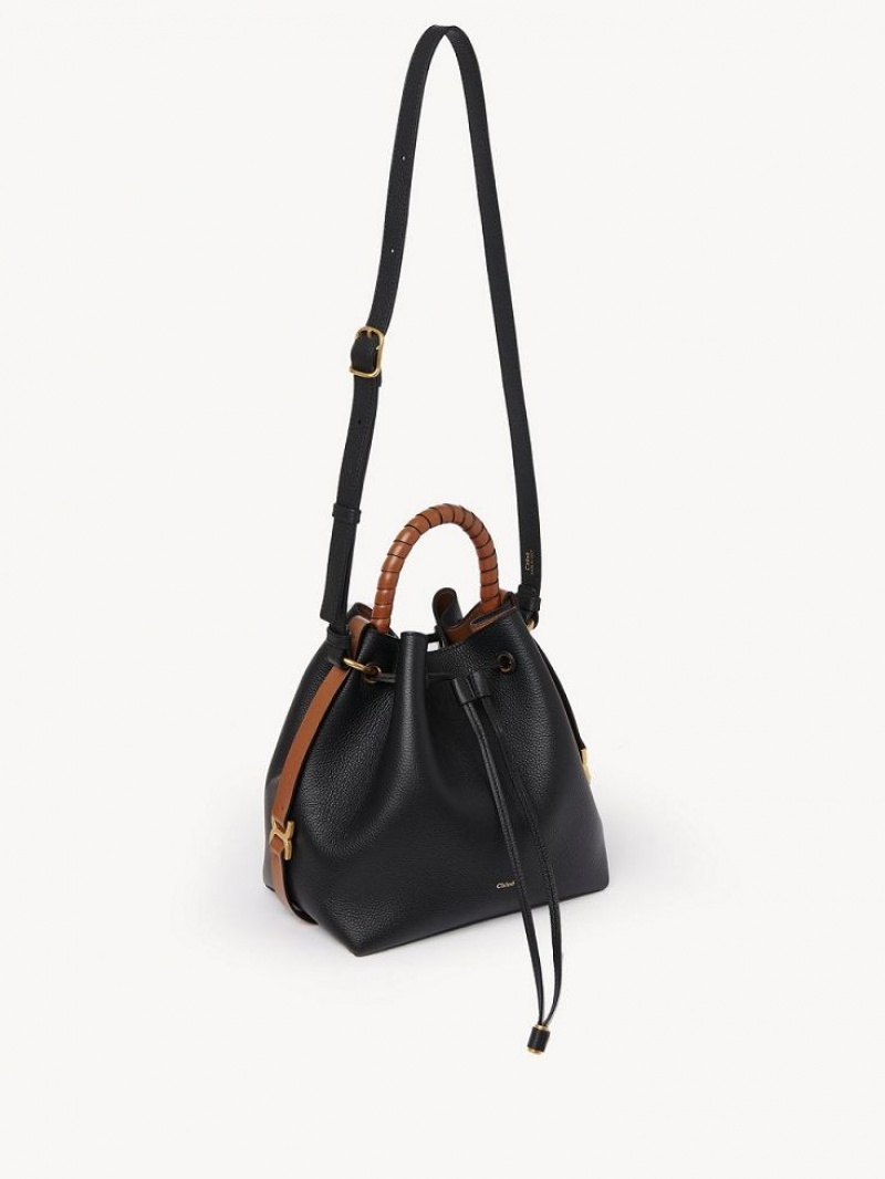 Chloe Marcie Bucket Crossbody Laukut Mustat | CHE-SR13590