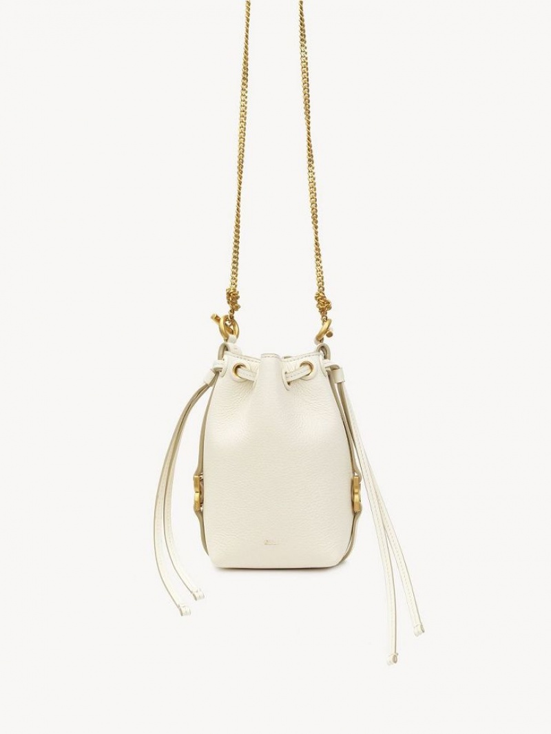 Chloe Marcie Bucket Mini Laukut Valkoinen | CHE-SR13717