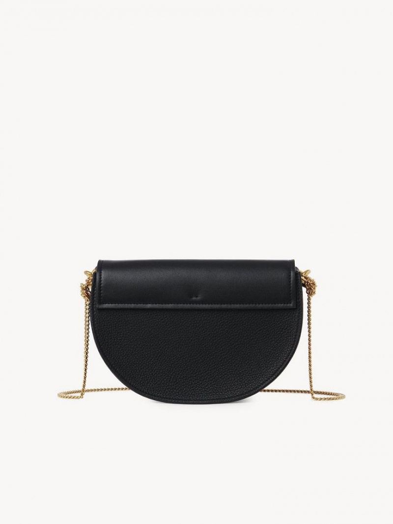 Chloe Marcie Chain Flap Crossbody Laukut Mustat | CHE-SR13591