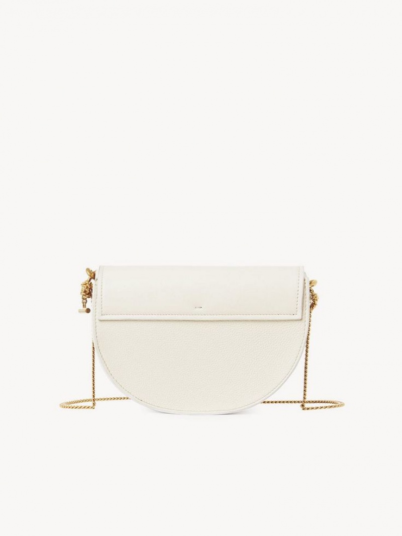 Chloe Marcie Chain Flap Crossbody Laukut Valkoinen | CHE-SR13619