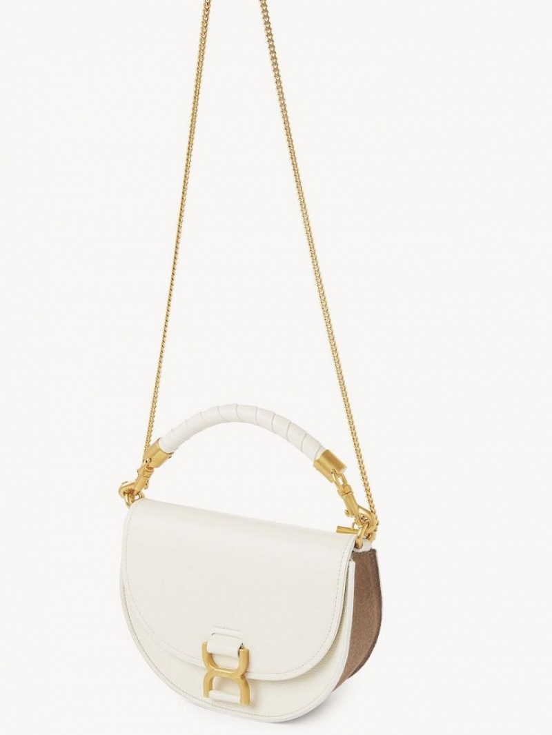 Chloe Marcie Chain Flap Crossbody Laukut Valkoinen | CHE-SR13619