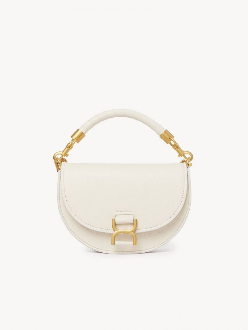 Chloe Marcie Chain Flap Crossbody Laukut Valkoinen | CHE-SR13619