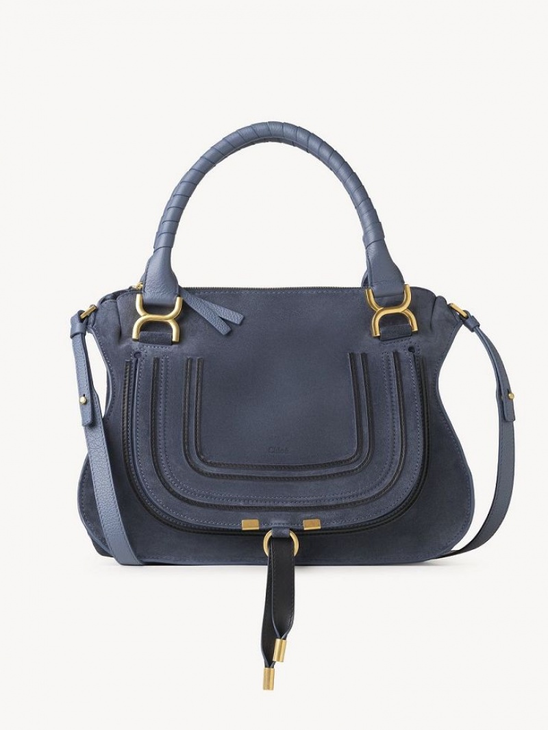 Chloe Marcie Double Carry Crossbody Laukut Syvä Harmaat Laivastonsininen | CHE-SR13517