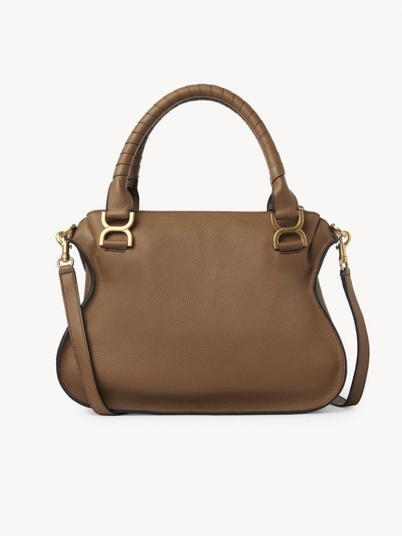 Chloe Marcie Double Carry Crossbody Laukut Beige | CHE-SR13600