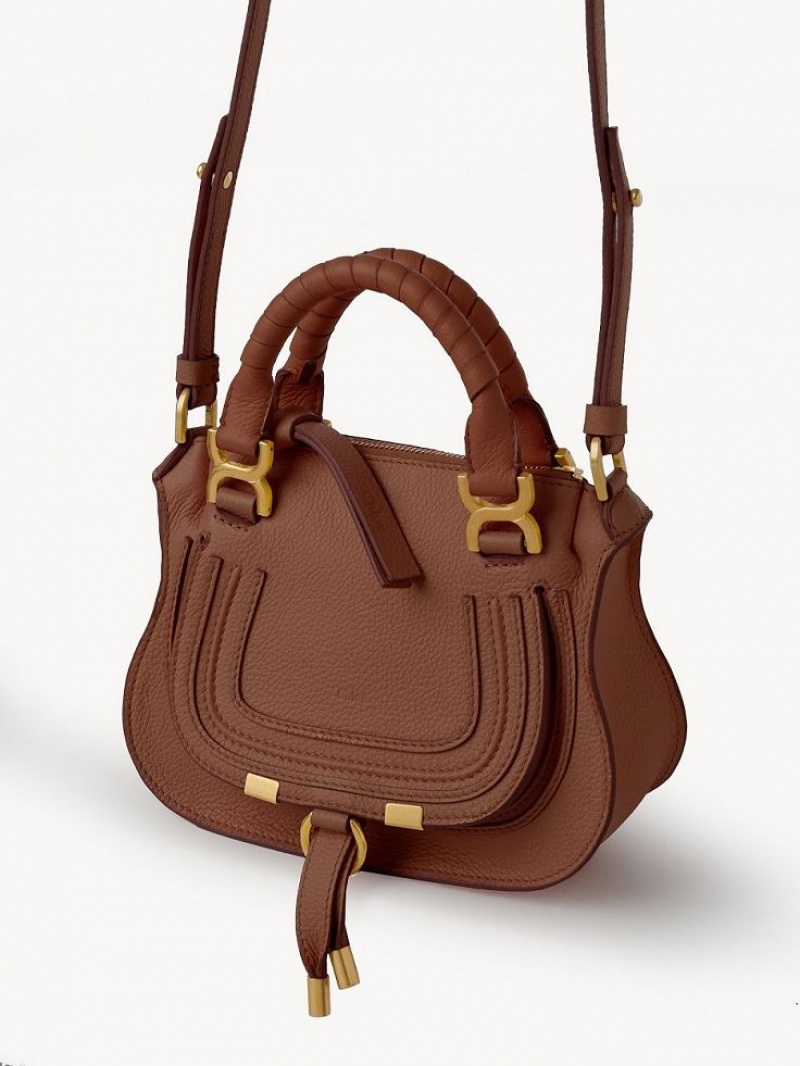 Chloe Marcie Double Carry Mini Laukut Ruskea | CHE-SR13725