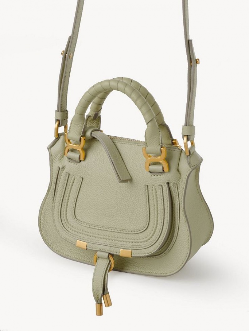 Chloe Marcie Double Carry Mini Laukut Vihreä | CHE-SR13674