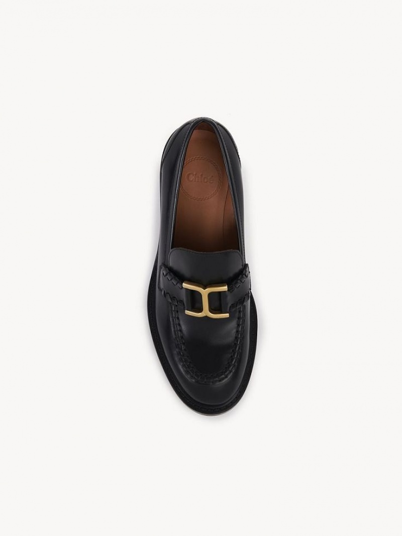 Chloe Marcie Korko Loafer Mustat | CHE-SR14244