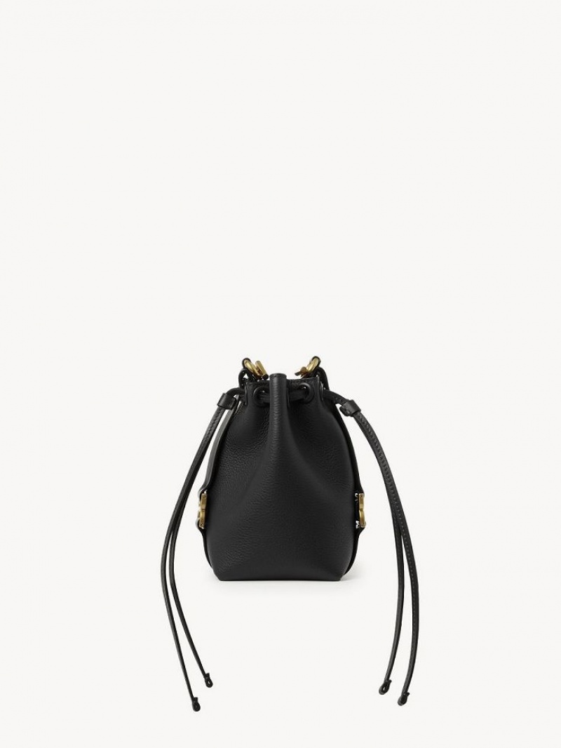 Chloe Marcie Micro Bucket Crossbody Laukut Mustat | CHE-SR13576