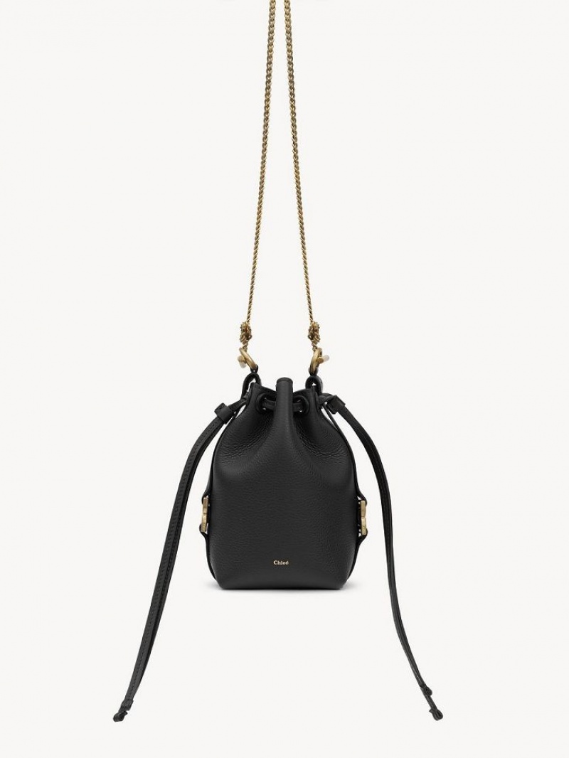 Chloe Marcie Micro Bucket Crossbody Laukut Mustat | CHE-SR13576