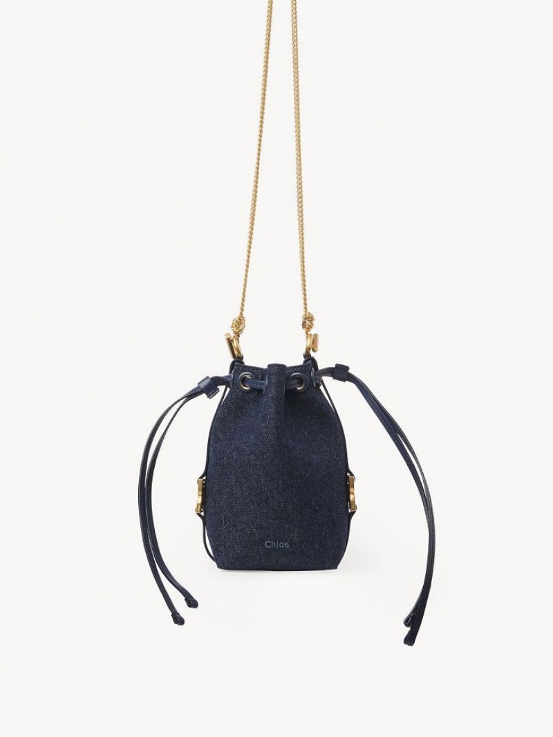 Chloe Marcie Micro Bucket Crossbody Laukut Sininen | CHE-SR13612