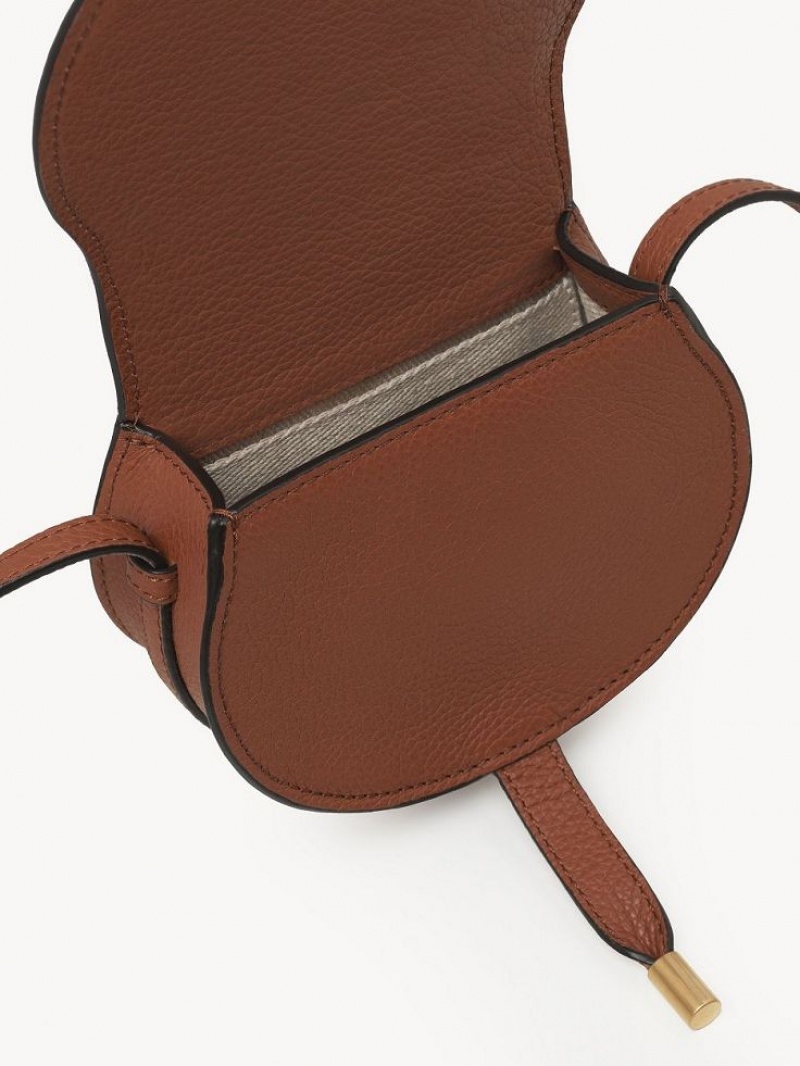 Chloe Marcie Nano Saddle Mini Laukut Ruskea | CHE-SR13684