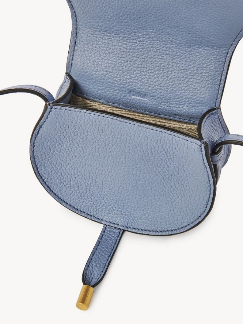 Chloe Marcie Nano Saddle Mini Laukut Syvä Sininen | CHE-SR13678