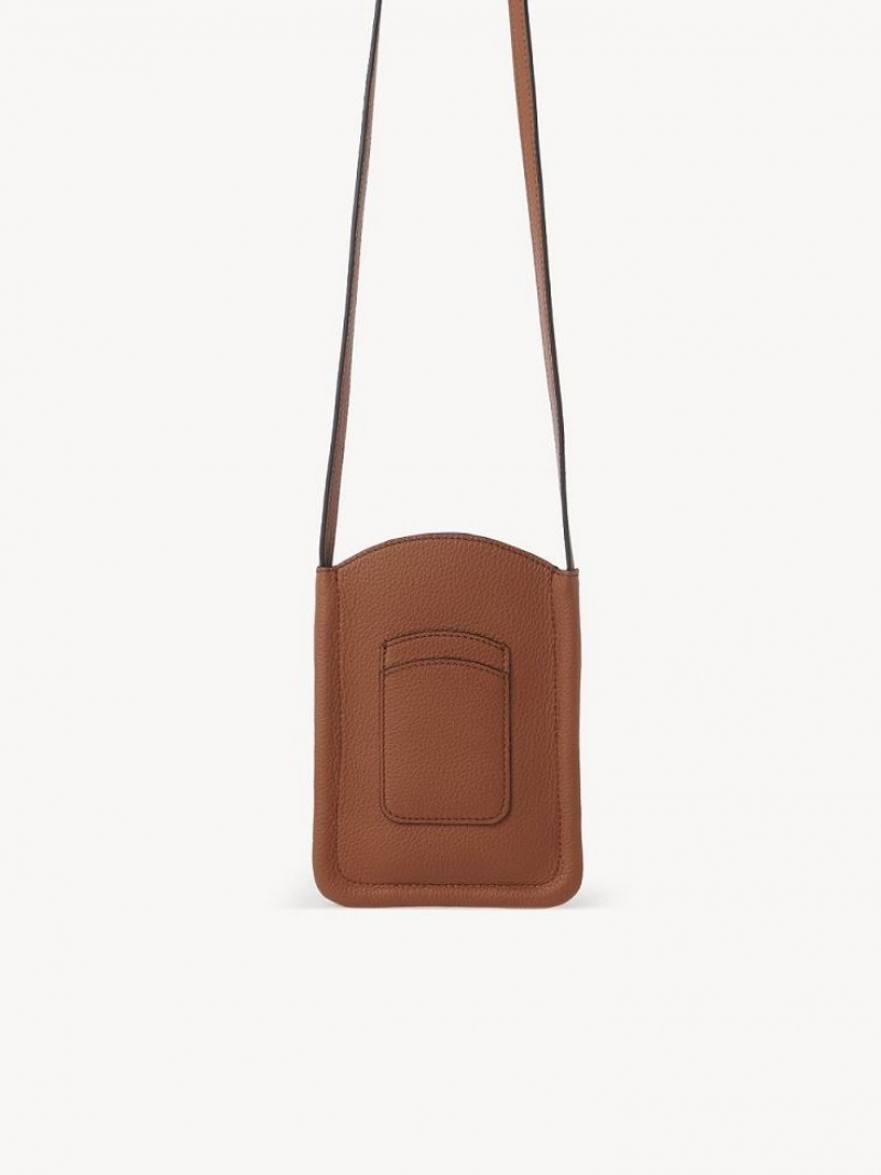 Chloe Marcie Phone Pouch Mini Laukut Ruskea | CHE-SR13669