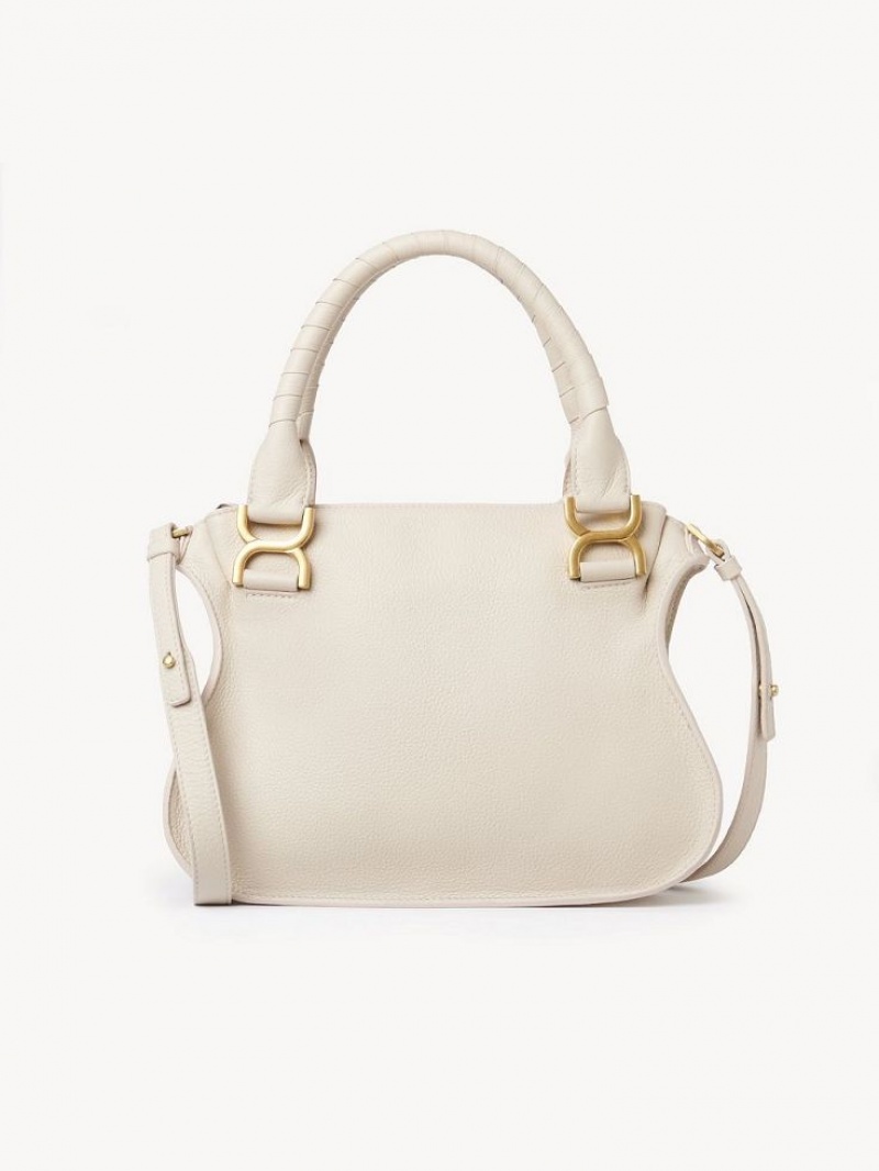 Chloe Marcie Small Double Carry Crossbody Laukut Beige | CHE-SR13473