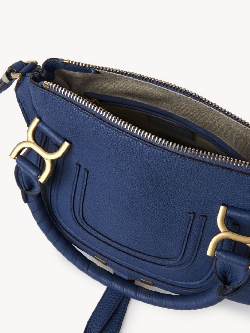 Chloe Marcie Small Double Carry Crossbody Laukut Syvä Sininen | CHE-SR13546