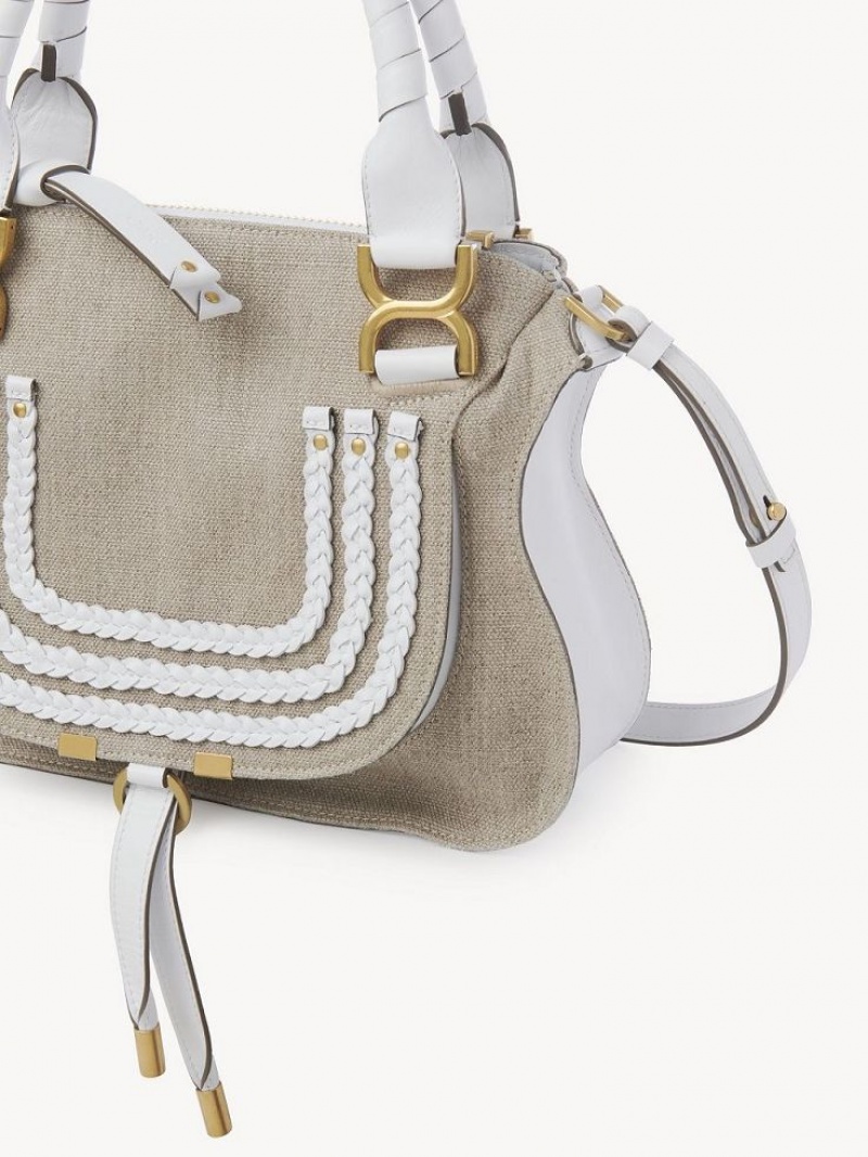 Chloe Marcie Small Double Carry Crossbody Laukut Valkoinen | CHE-SR13595