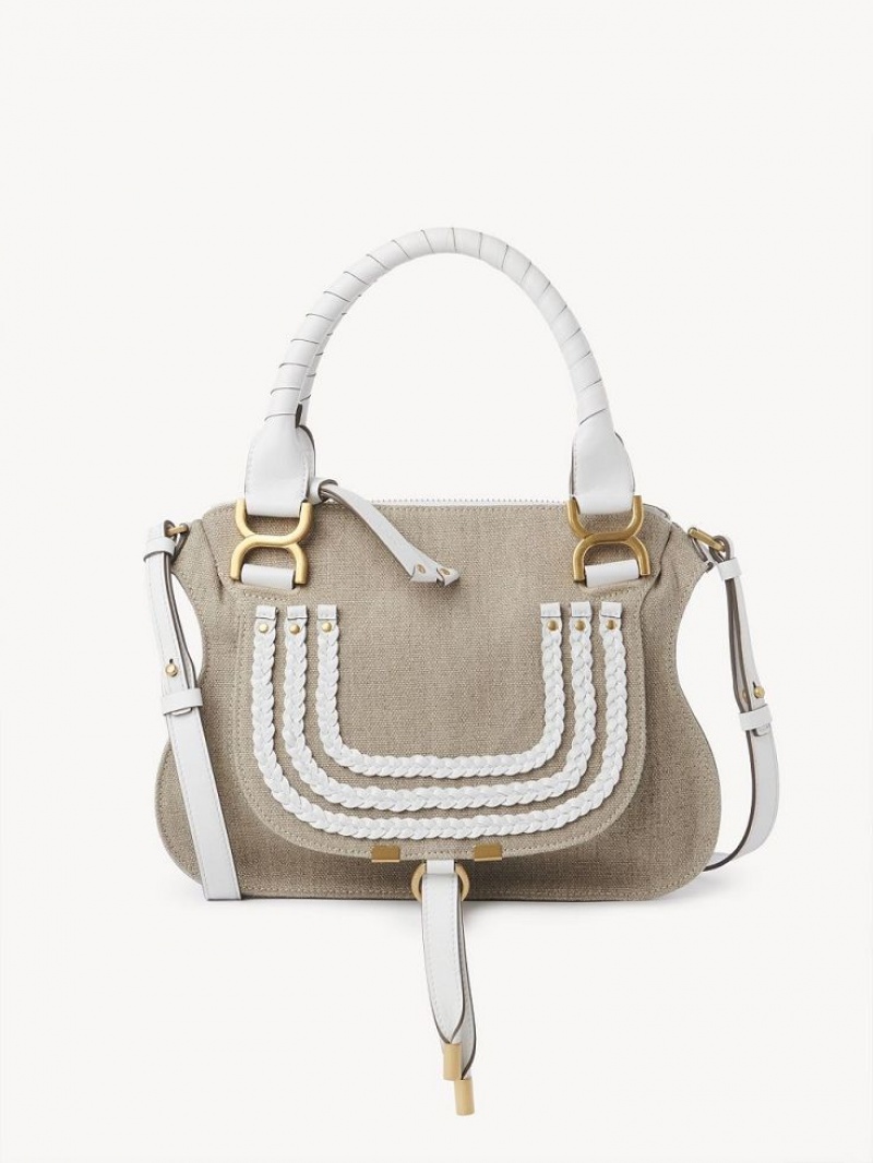 Chloe Marcie Small Double Carry Crossbody Laukut Valkoinen | CHE-SR13595