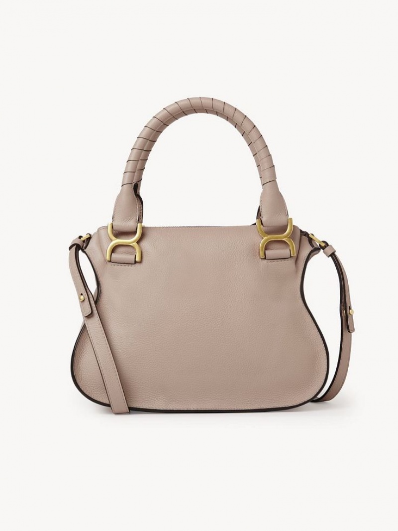 Chloe Marcie Small Double Carry Crossbody Laukut Beige | CHE-SR13621