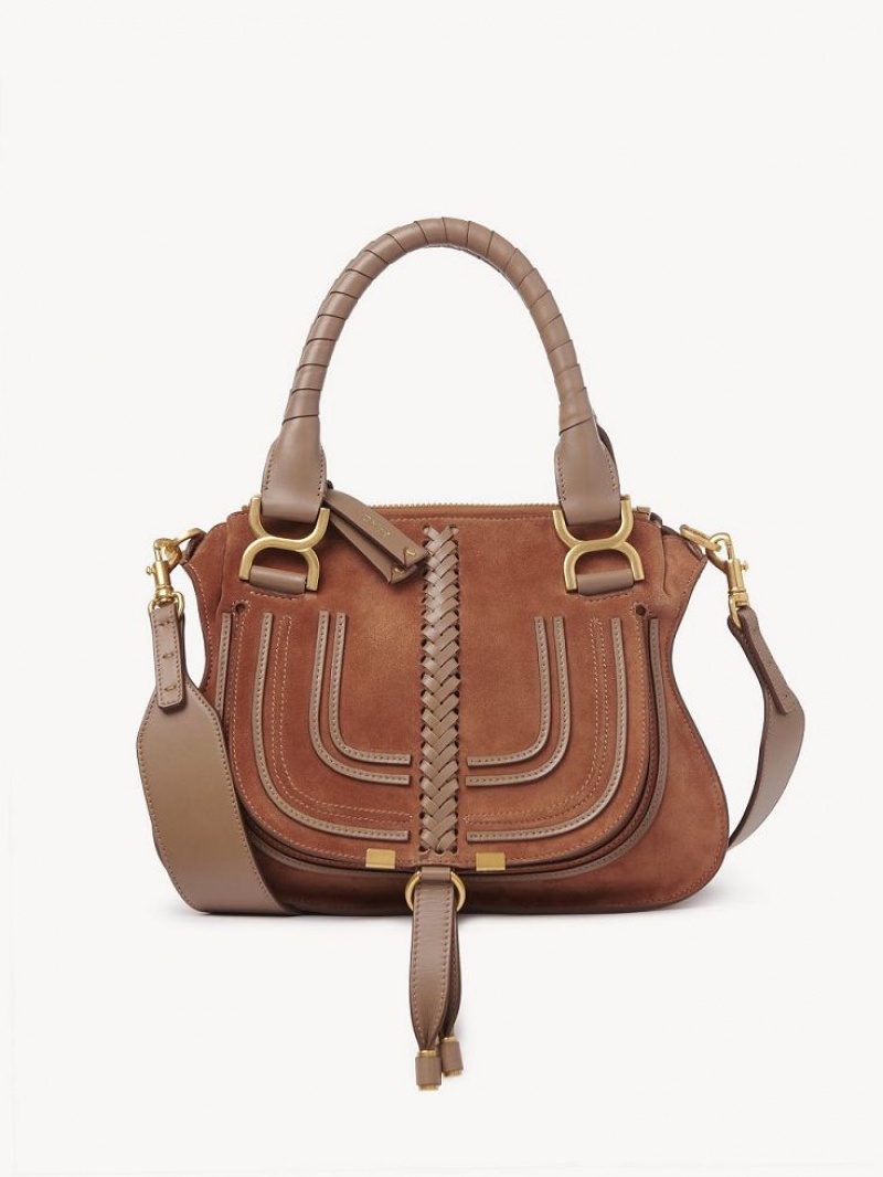 Chloe Marcie Small Double Carry Olkalaukku Ruskea | CHE-SR13440