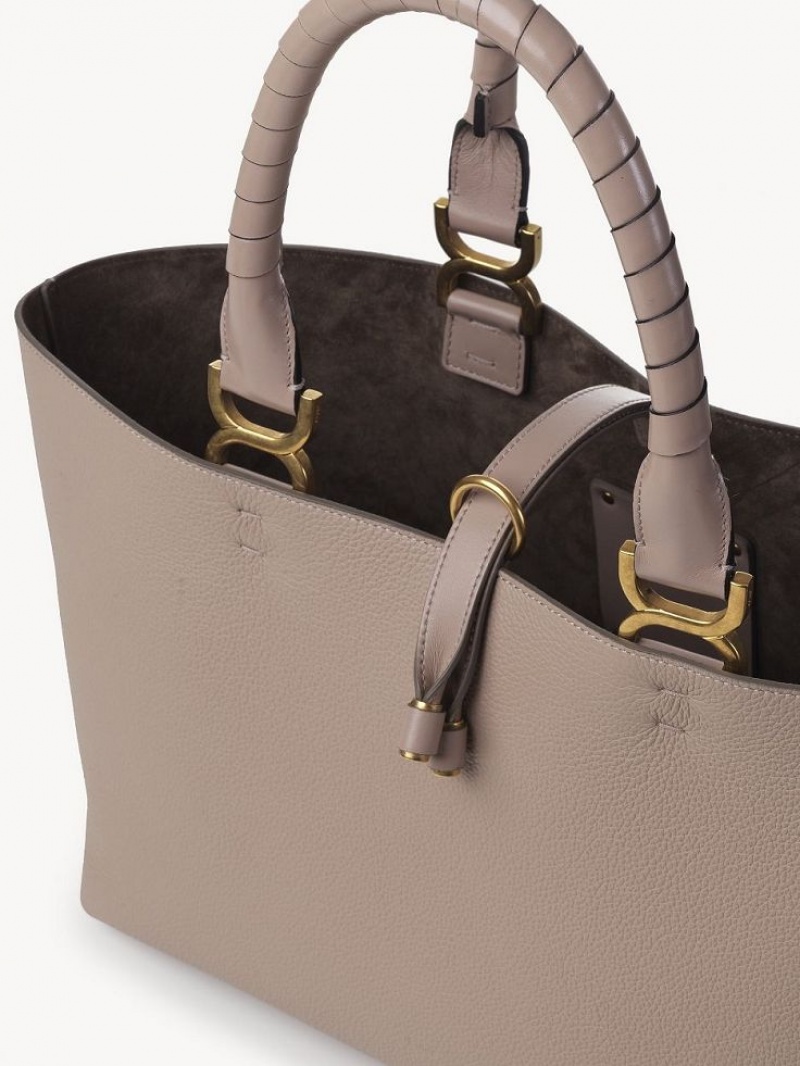 Chloe Marcie Small Kangaskassit Beige | CHE-SR13388