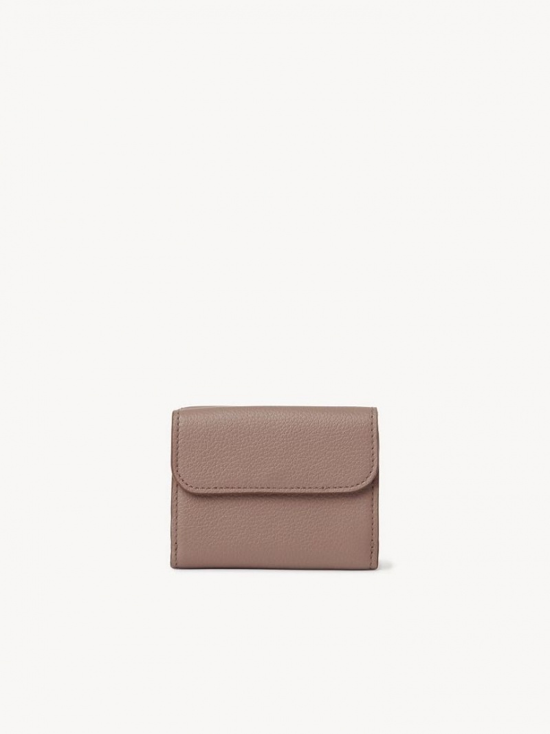 Chloe Marcie Small Tri-fold Pieni lompakko Ruskea | CHE-SR14296